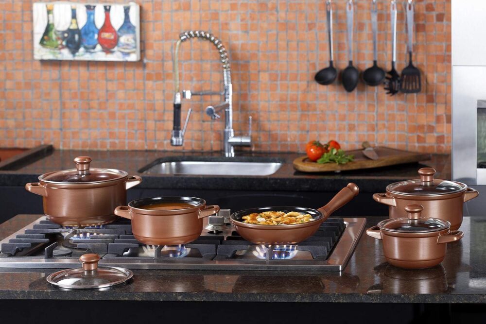 Ceraflame Conjunto Panelas de Cerâmica Duo Smart 5 Peças Cob... - Image 2