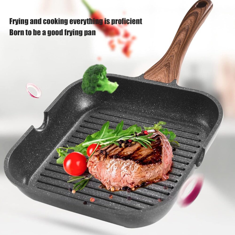 Panelas Para Grelhar, Frigideira Antiaderente Para Tampos De... - Image 3