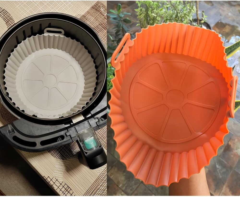 Kit 6 Peças Formas De Silicone Reutilizável Para Air Fryer T... - Image 2