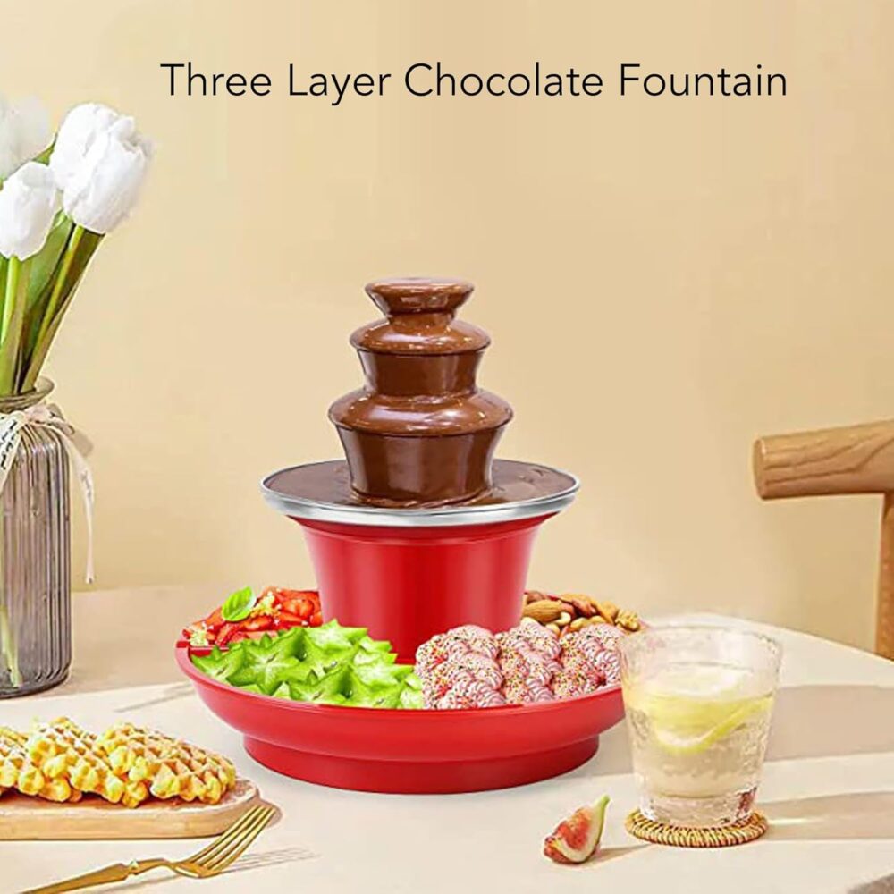 Máquina de Fonte de Chocolate para Festas Conjunto de Fondue... - Image 2