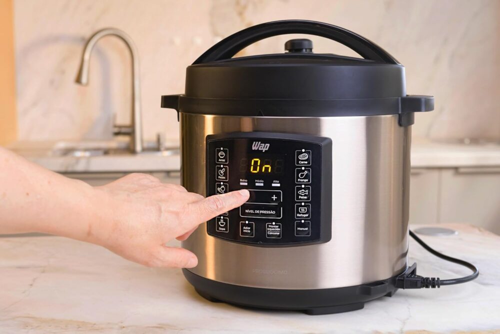 WAP Panela de Pressão Elétrica Inox 1000W com Painel Digital... - Image 13