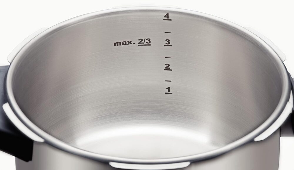Panela Pressão Aço Inox 4 Tramontina Polida 22 Cm - Image 2