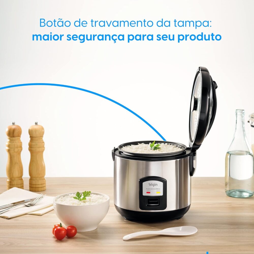 Panela de Arroz Elétrica Elgin Capacidade 5 Xícaras 1 Litro ... - Image 5