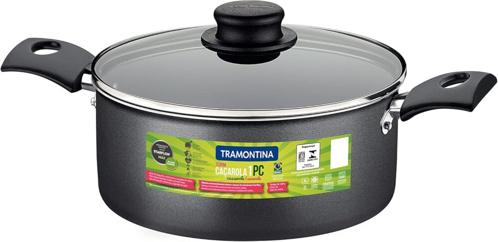 Caçarola de aluminio com revestimento interno de antiaderent... - Image 7