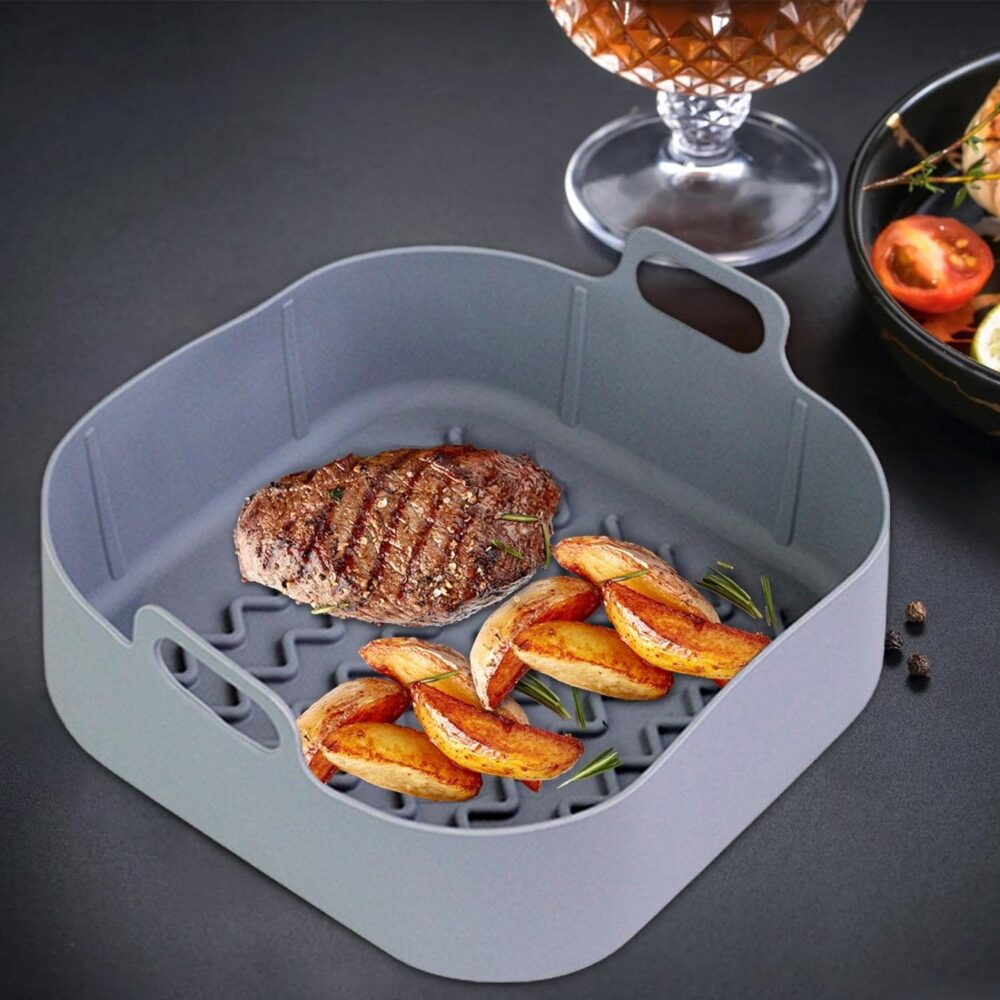 Panela de Silicone para Air Fryer | Air Fryer Panela de Sili... - Image 5