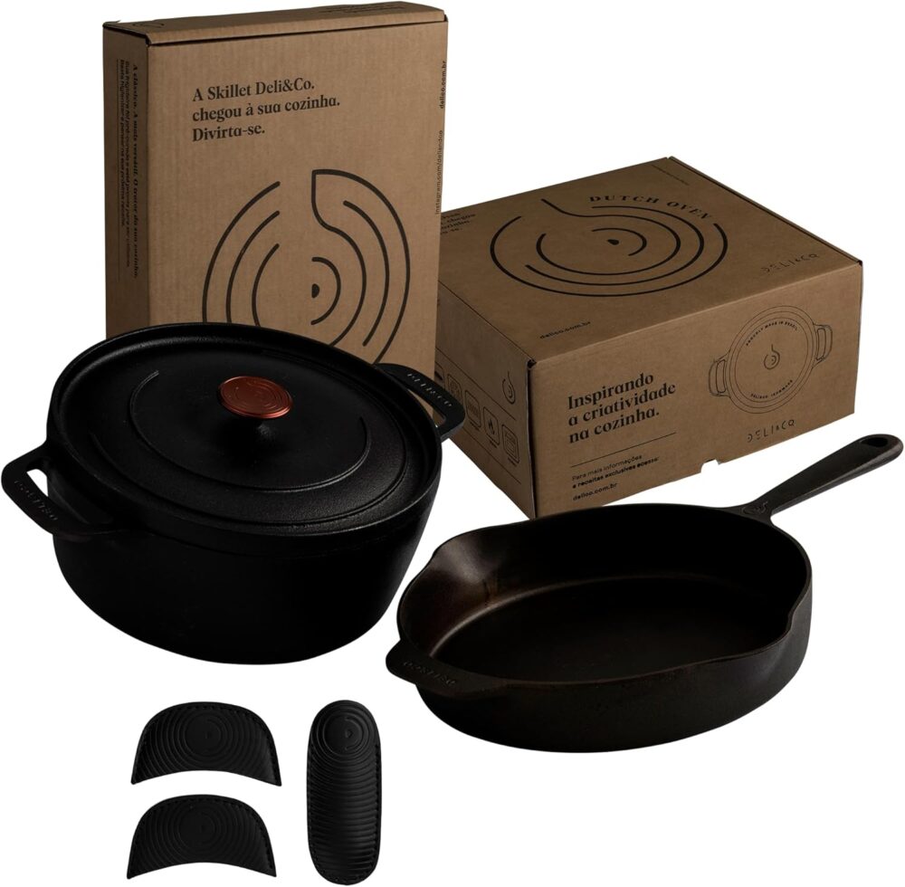 Kit Essencial Deli&Co. | Skillet + Dutch Oven 26cm, panelas ...