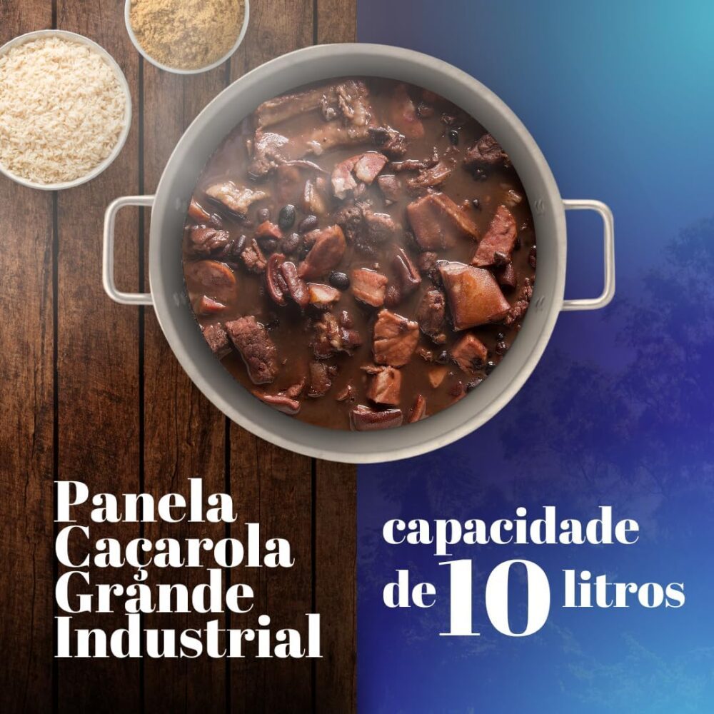 Caçarola Panela Grande Industrial Restaurante Linha Hotel Al... - Image 3
