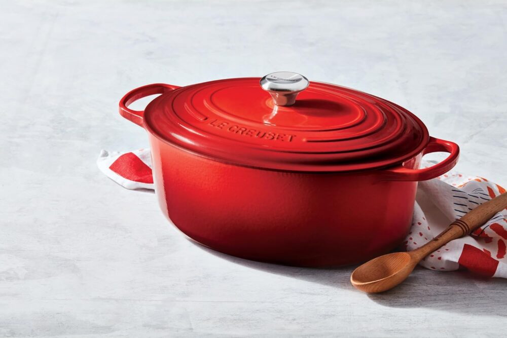 LE CREUSET Panela Oval 35cm - Signature, Vermelho, Ferro Fun... - Image 5