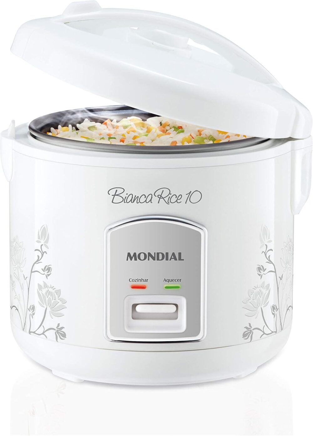 Panela Elétrica Bianca Rice 10, Mondial, Branco, 700W, 110V ...