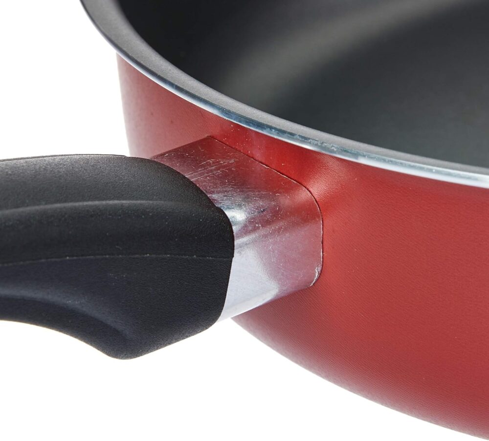 Frigideira Alta com Tampa Chilli, 24 cm, Cereja, Brinox - Image 4