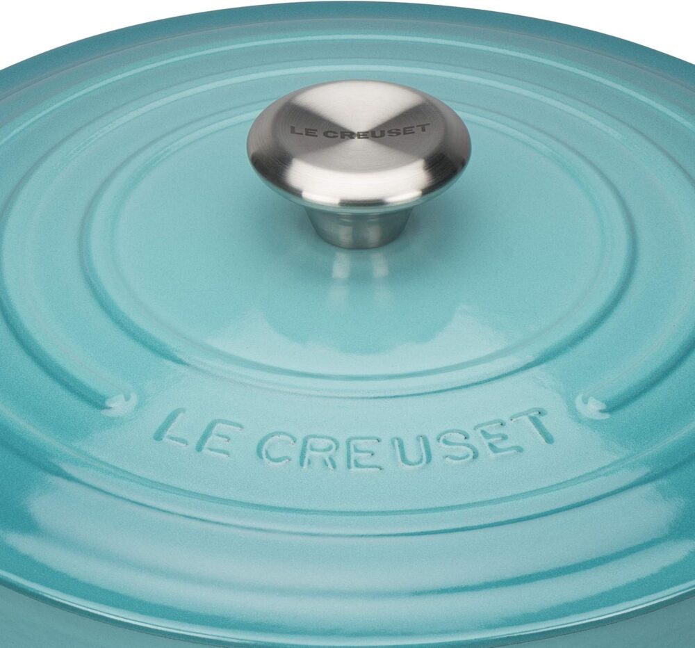 Le Creuset Panela Redonda 18cm Signature Azul Caribe - Image 4