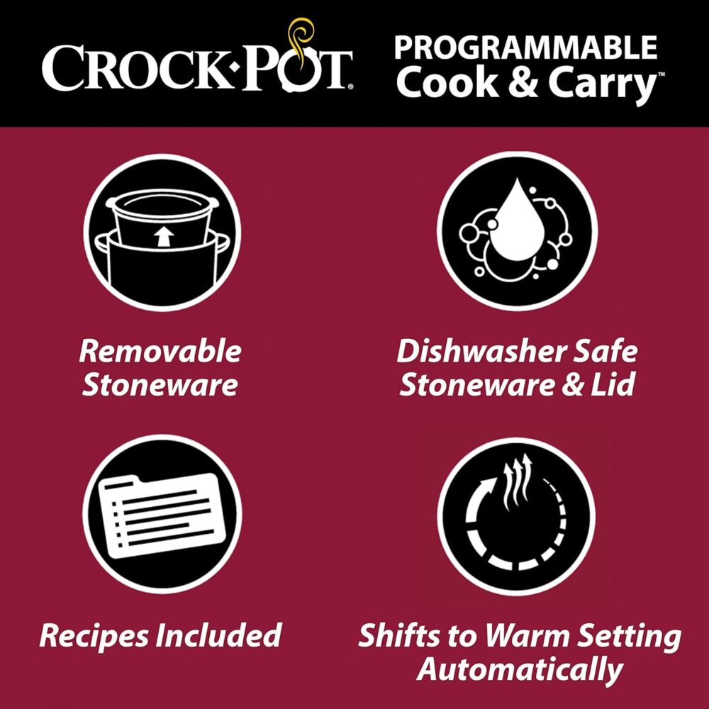 Crock-Pot Sccpvl610-S-A Cozinheira E Transportar Fogão Lento... - Image 6