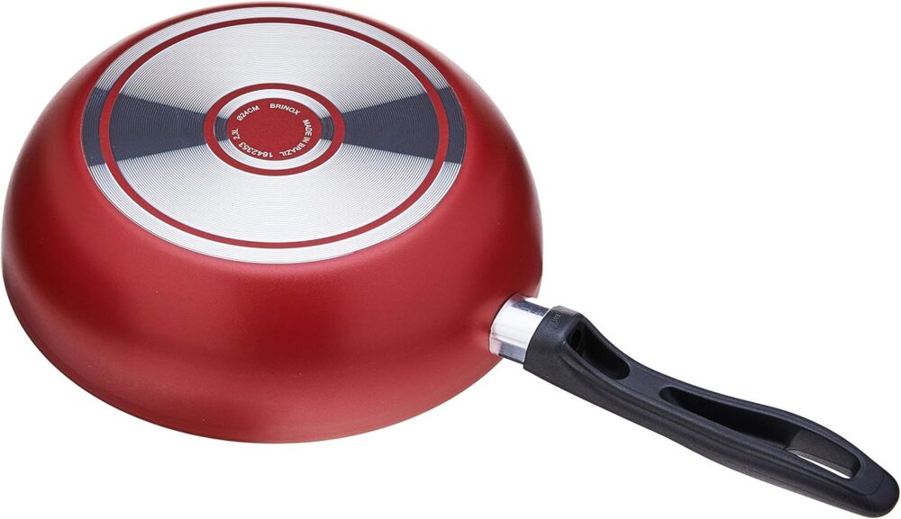 Wok com Tampa de Vidro Chilli, 24 cm, Cereja, Brinox - Image 4