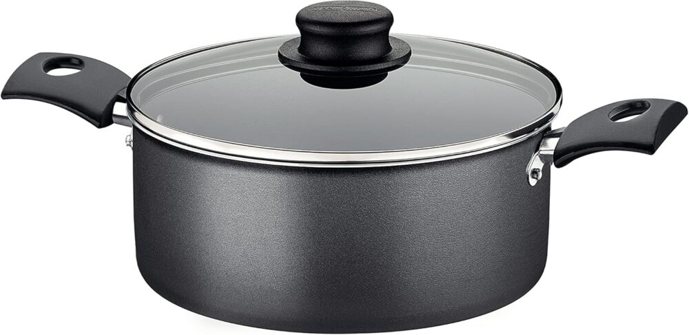 Caçarola de aluminio com revestimento interno de antiaderent...