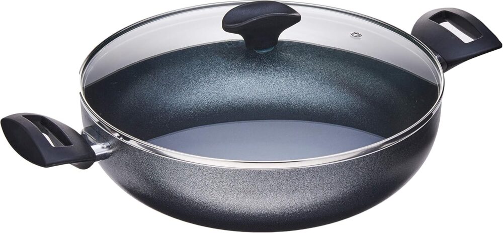 Wok Masala com tampa e alças, 28 cm, 3,55 Litros, 28 x 8 cm,...