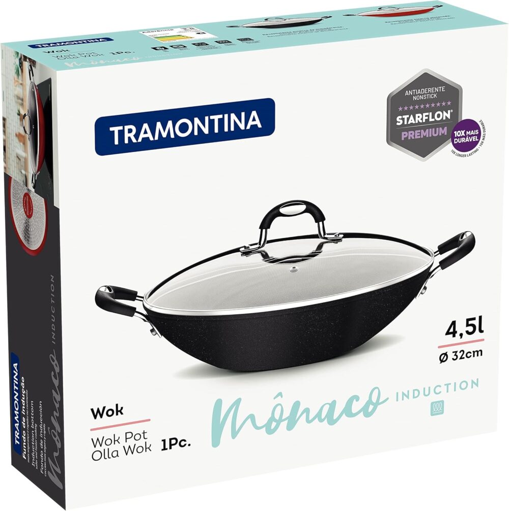WOK ALUM 32CM MONACO IND PRE - Image 3