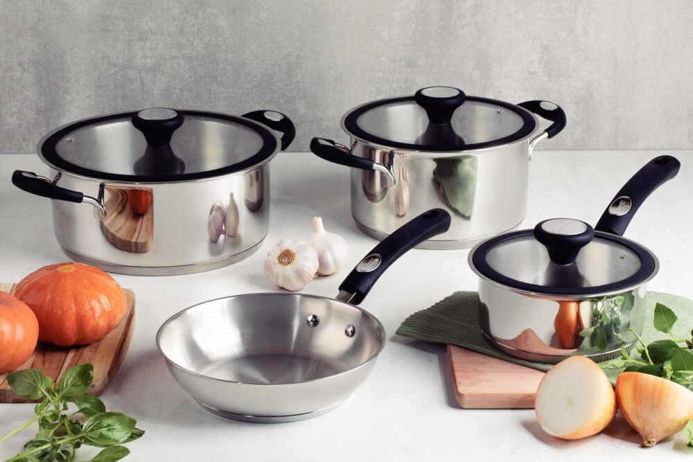 Jogo de Panelas Tramontina Solar Silicone em Aço Inox 4 Peça... - Image 2
