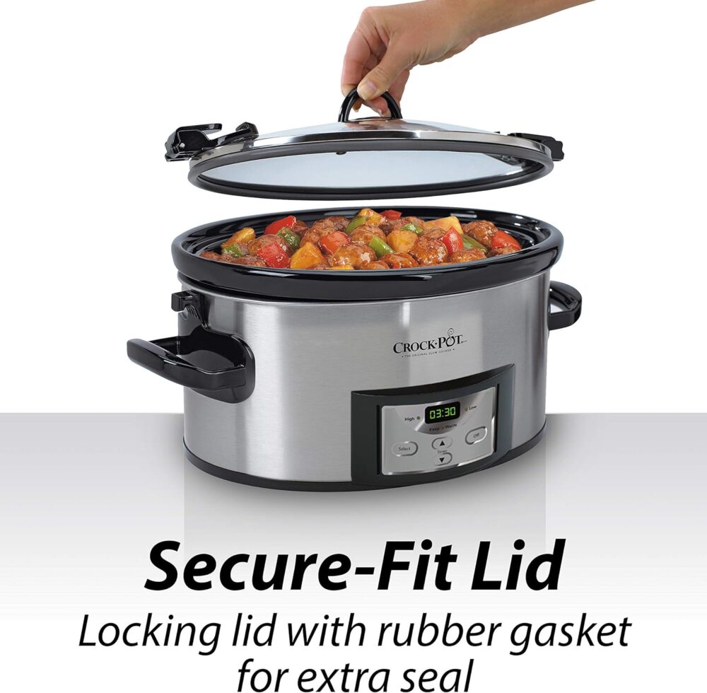 Crock-Pot Sccpvl610-S-A Cozinheira E Transportar Fogão Lento... - Image 3