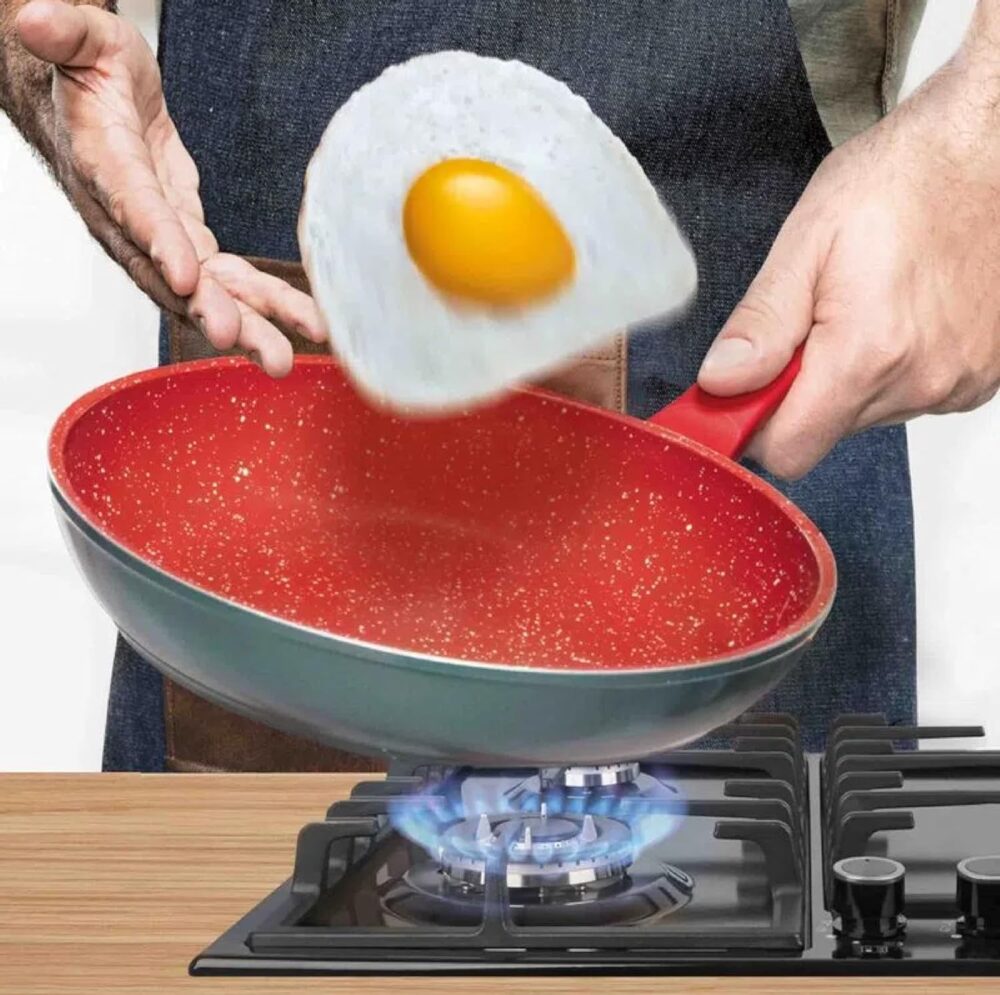 Panela Polishop Sauté Grand Vermelha 24cm | 24cm Vermelha - Image 6