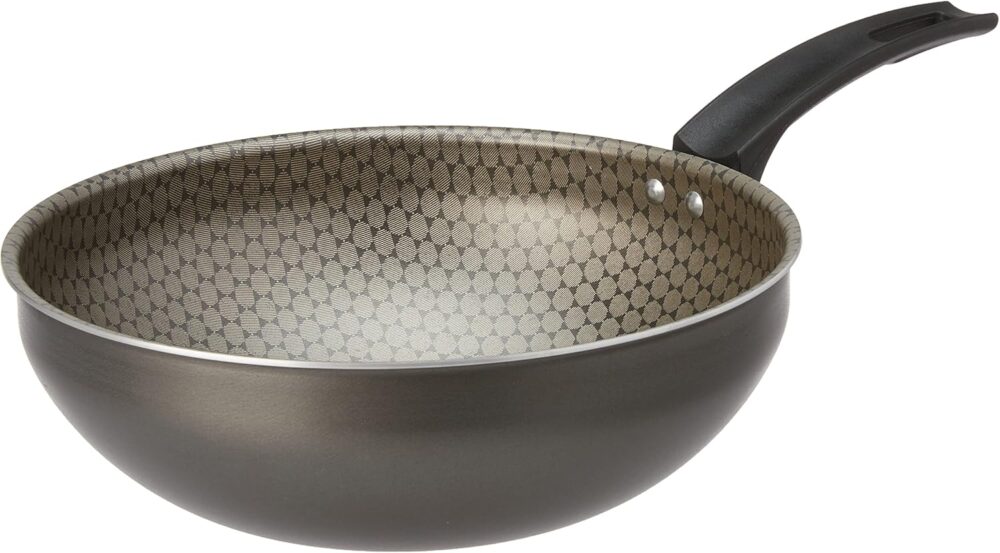 Aluminio Oliveira Wok Luxury Grafite N. 24 sem tampa