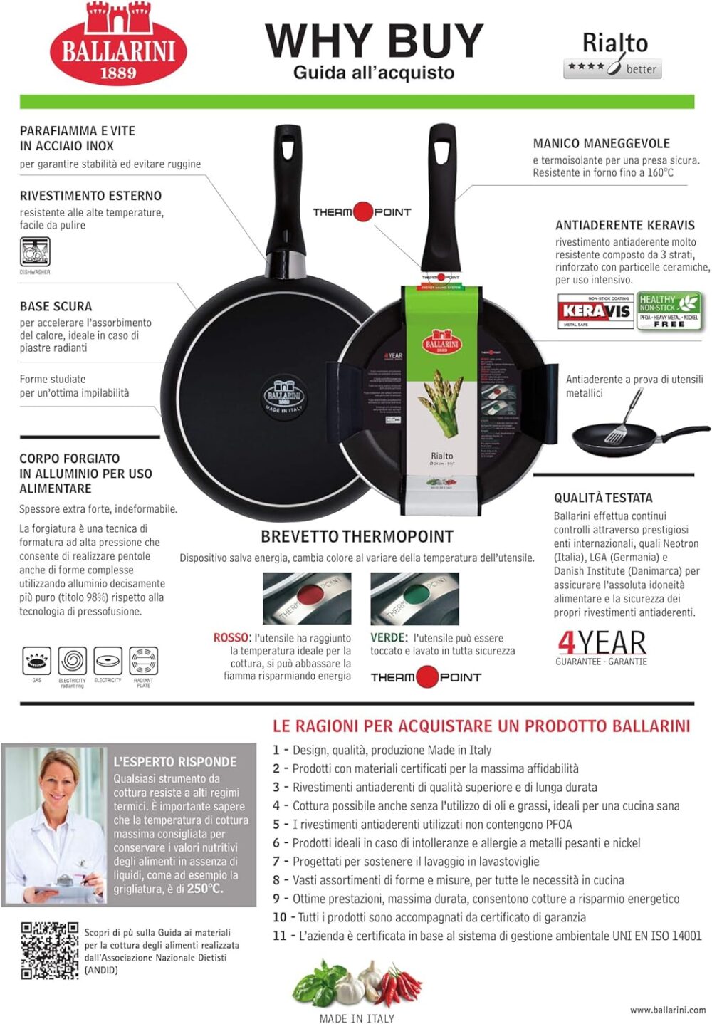 Frigideira Wok, Alumínio com Revestimento, Rialto, 28 cm, Pr... - Image 8