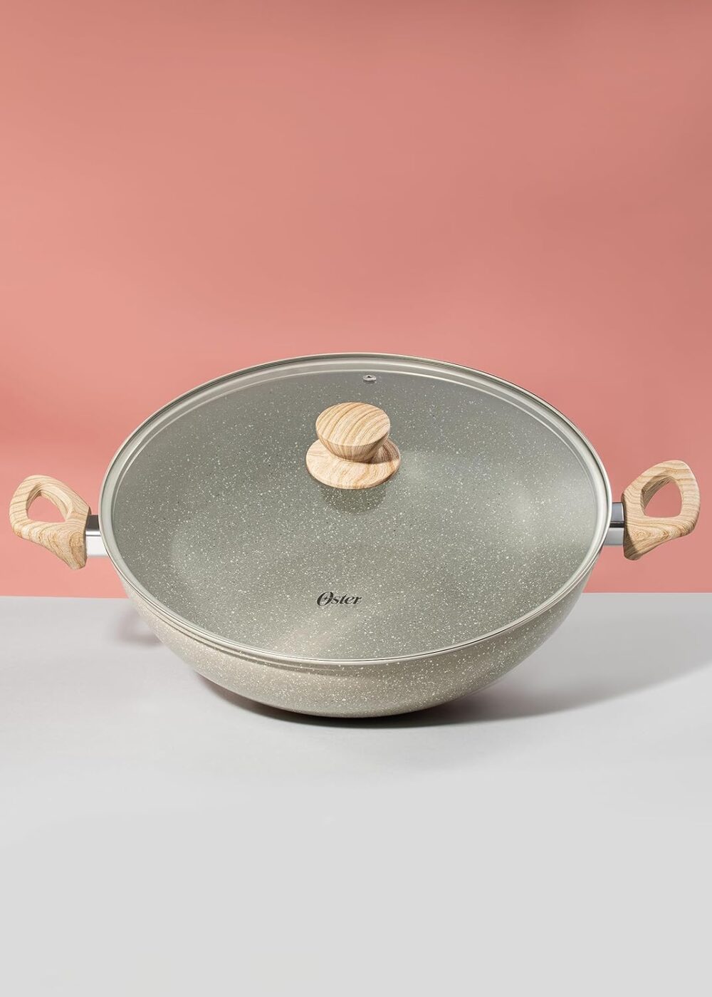 OSTER Panela Wok Antiaderente 7L com Tampa Marble Edition - ... - Image 4