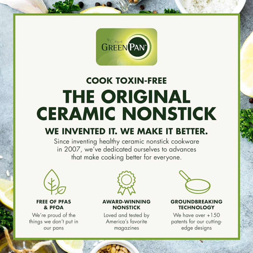 GreenPan Frigideira Rio Healthy Ceramic antiaderente 17,78 c... - Image 9