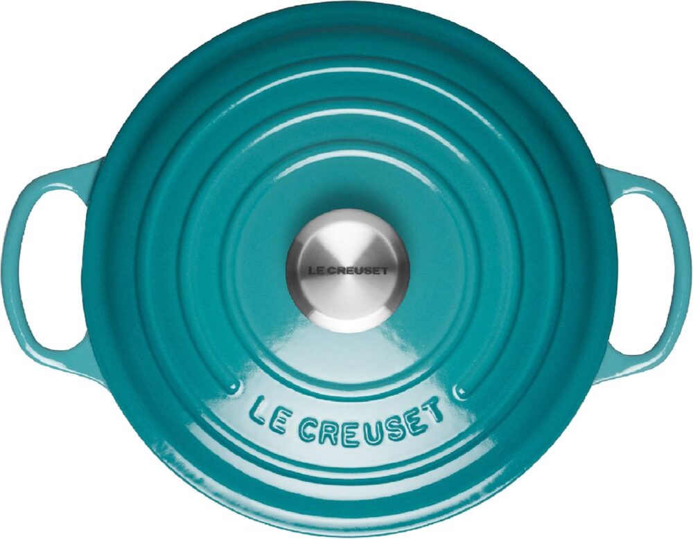 Le Creuset Panela Redonda 18cm Signature Azul Caribe - Image 3