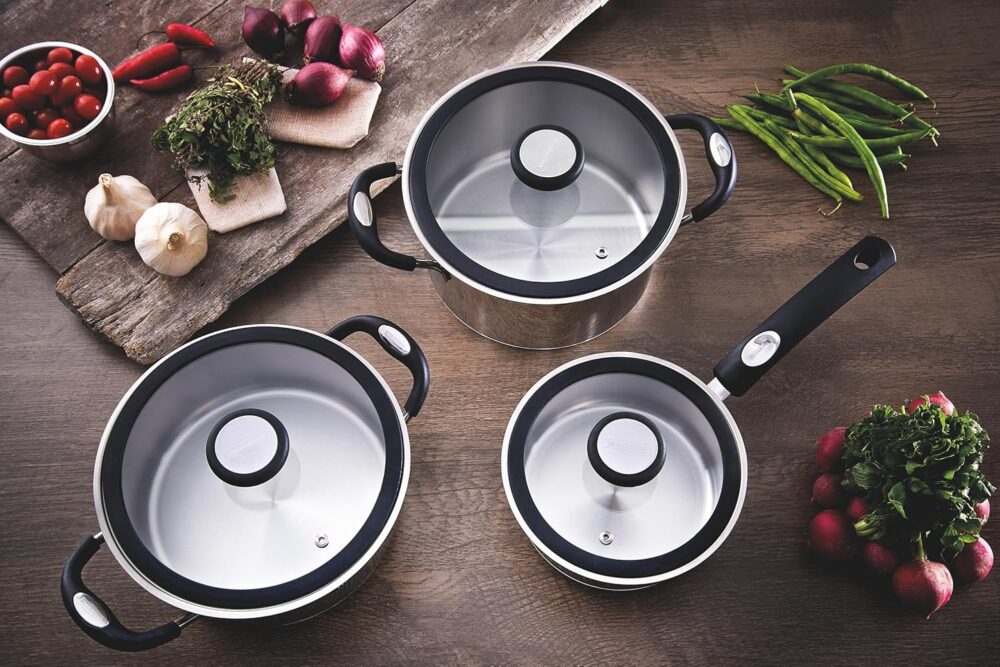 Jogo de Panelas Tramontina Solar Silicone em Aço Inox 4 Peça... - Image 4