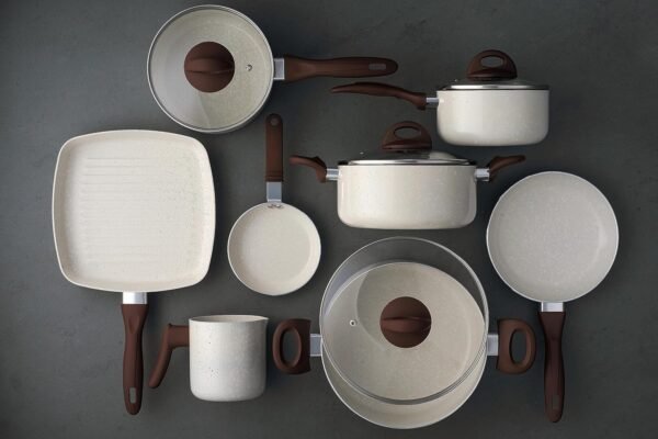 Brinox, Conjunto Panelas, 8Pcs Ceramic Life Smart Plus, Vani... - Image 2