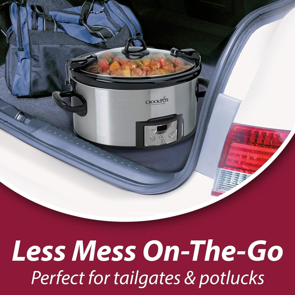 Crock-Pot Sccpvl610-S-A Cozinheira E Transportar Fogão Lento... - Image 2