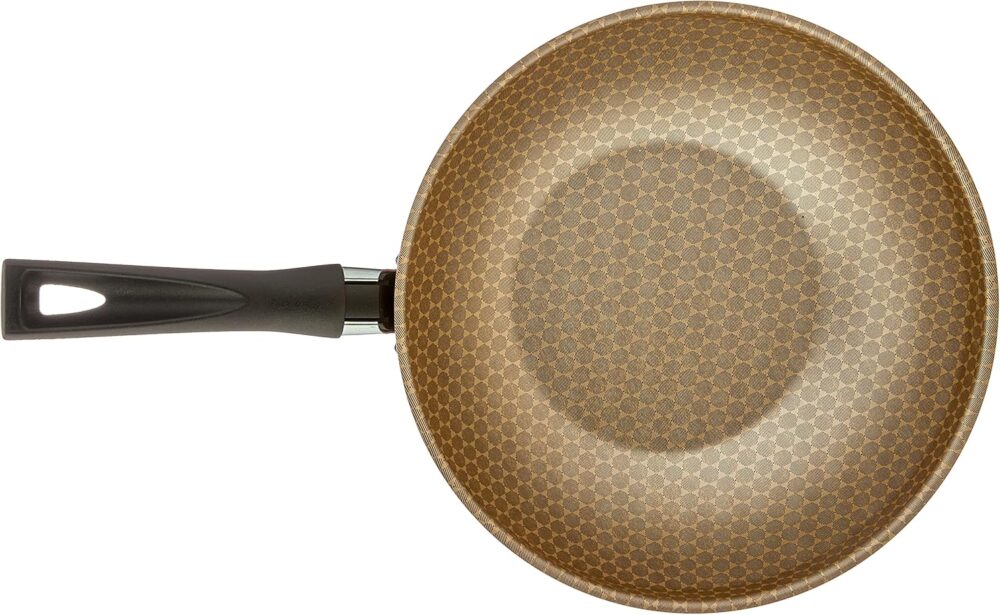 Aluminio Oliveira Wok Luxury Red N. 24 com Tampa - Image 4