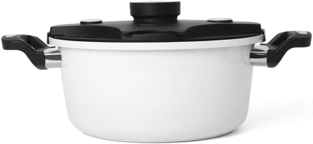 Panela De Pressão De Indução Em Alumínio Cerâmico 6L 24cm (B...