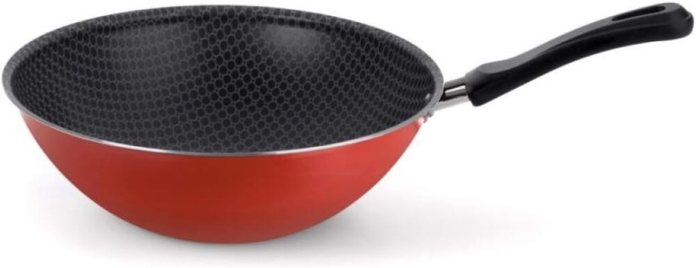 Multiflon Frigideira Wok Oriental 28 Centímetros com Cabo Ve...