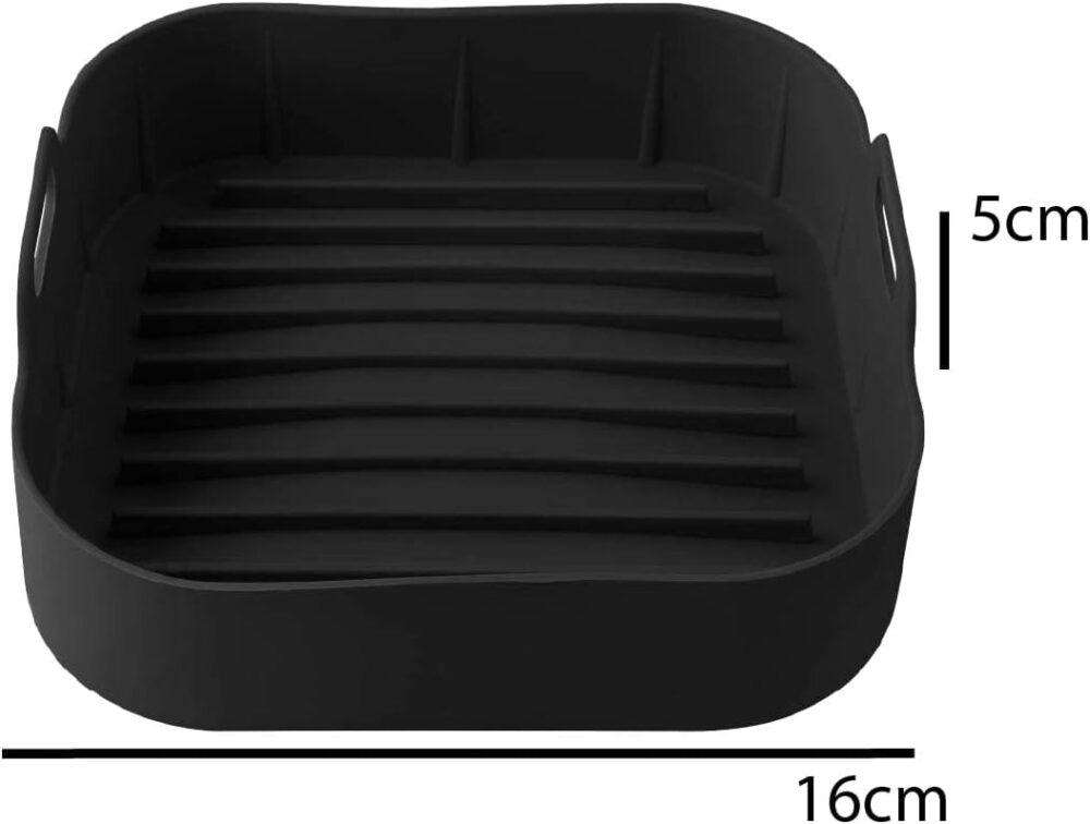 Panela de silicone Air Fryer, 16x16cm, substituição de forro... - Image 5