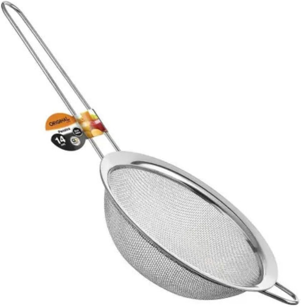 Kit Conjunto 3 Peneiras Coador Aço Inox 14,18,20cm - Vesátil... - Image 2