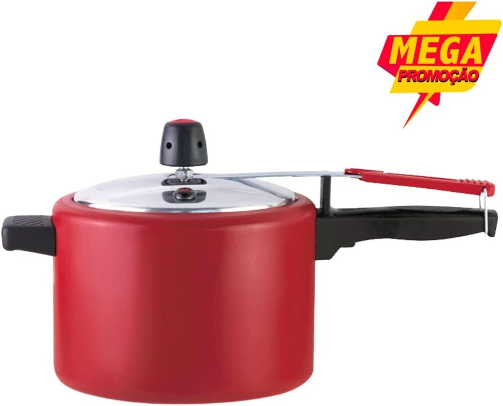 PANELA DE PRESSÃO FECHAMENTO INTERNO 4,5 LTS AA VERMELHO TAM... - Image 3