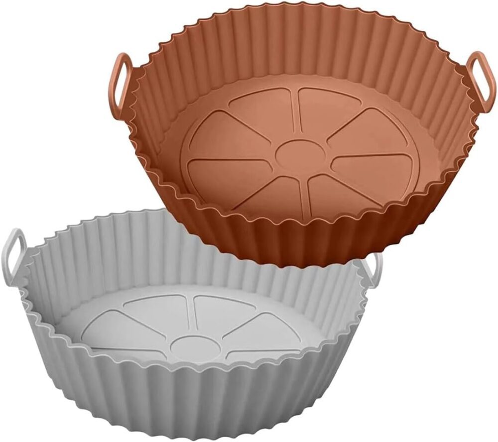 kit 2 Formas Air Fryer Silicone Antiaderente Reutilizável Fo... - Image 6