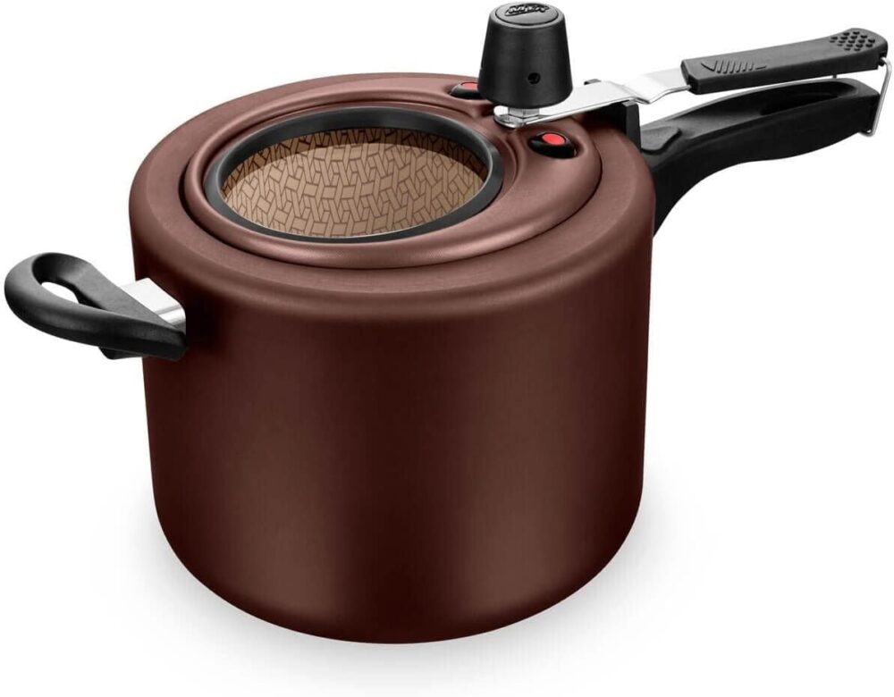 Panela de Pressão Superior Antiaderente Visor grande MTA