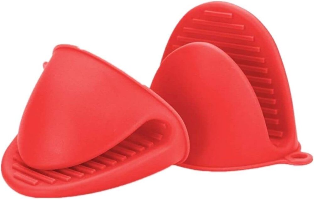 Par de Luvas de Silicone Modelo Bico de Pato Ideal Para Pane...