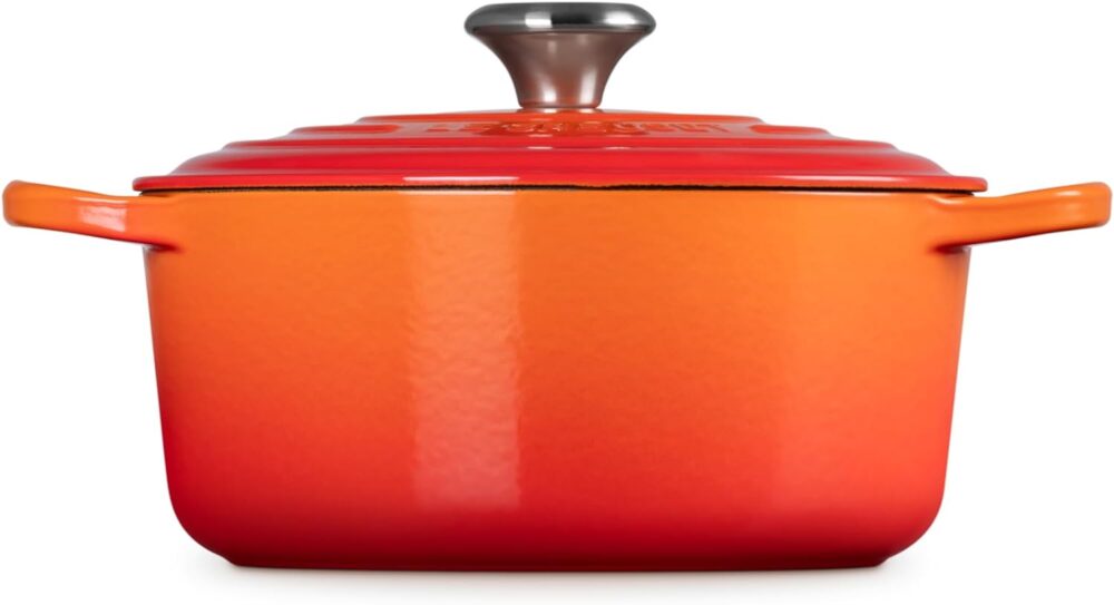 LE CREUSET Panela Redonda, 24 Cm - Signature, 2117724, Laran... - Image 4