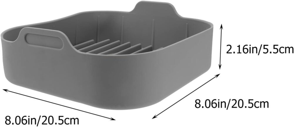 Placa De Grelha De Goma Acessórios Para Forno Airfryer Bande... - Image 3