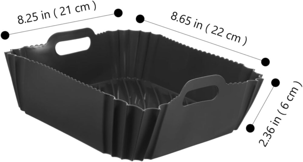 Alipis 2 Unidades Cesto De Silicone Para Airfryer Panela De ... - Image 6