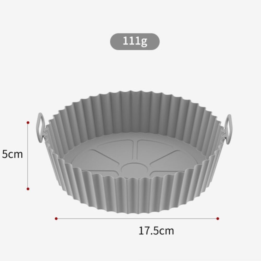 Forma Silicone Reutilizavel Protetor Air Fryer Microondas - Image 7