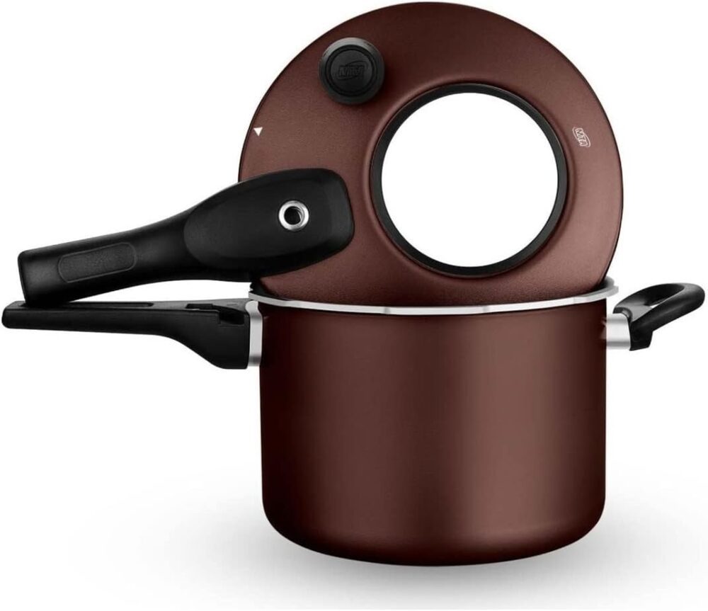 MTA PANELA DE PRESSAO COR CHOCOLATE COM VISOR DE VIDRO FECHA... - Image 3