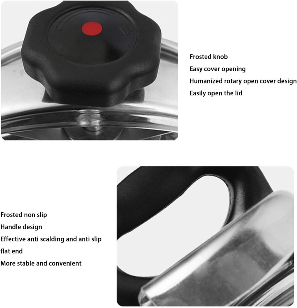 Panela de Pressão, Fogão Com Capacidade de 3L/4L/5L, Enlatad... - Image 7