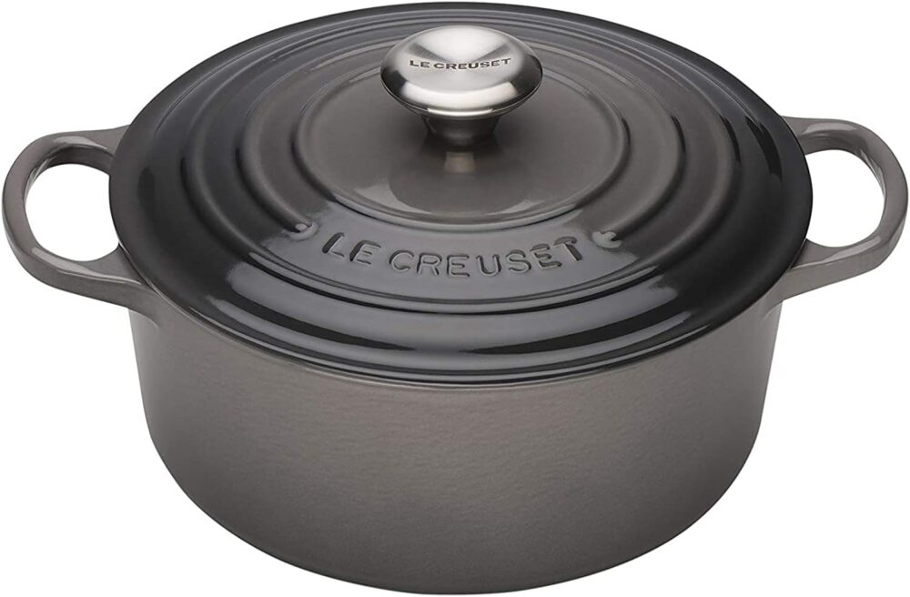 LE CREUSET Panela de Ferro Signature Flint 20CM