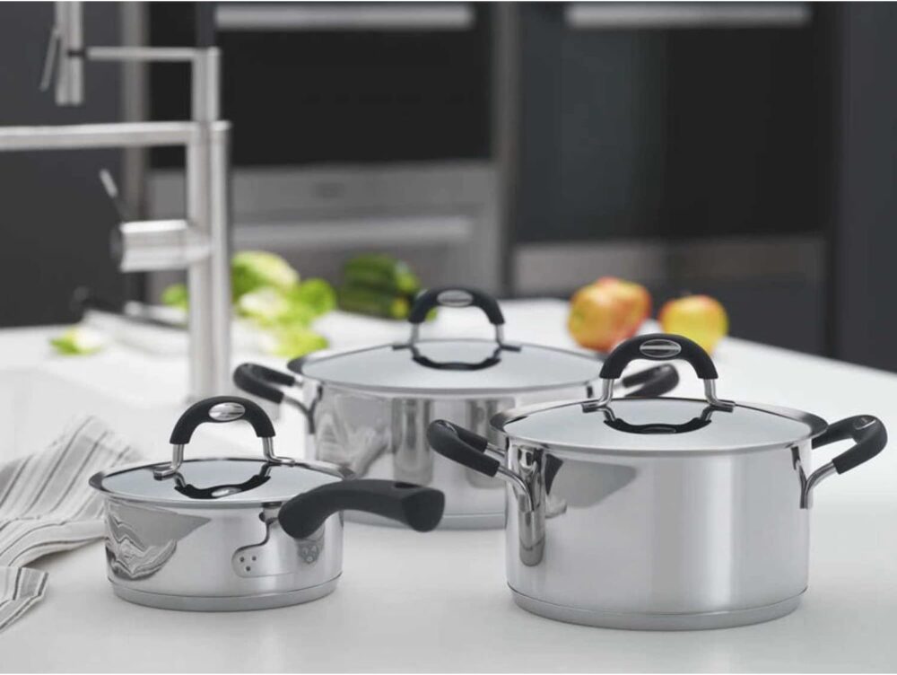 Panela Tramontina Duo Silicone em Aço Inox Fundo Triplo com ... - Image 2