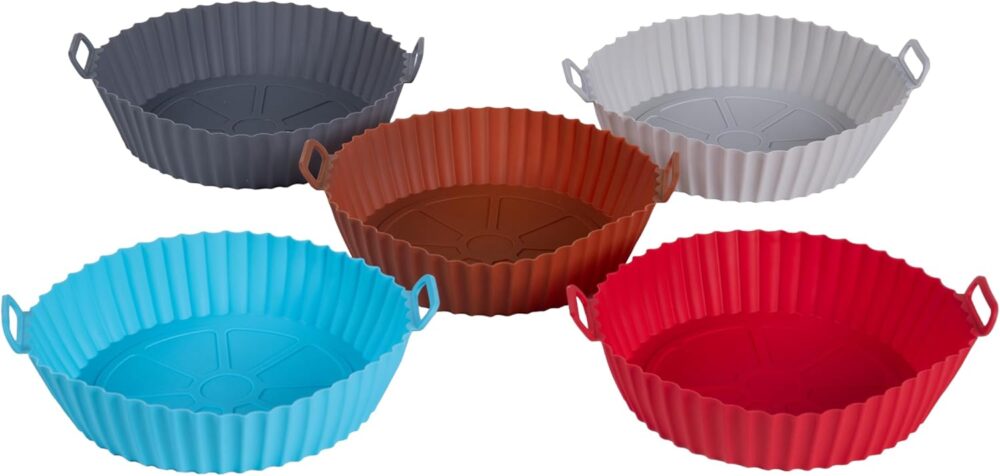 kit 2 Formas Air Fryer Silicone Antiaderente Reutilizável Fo... - Image 2