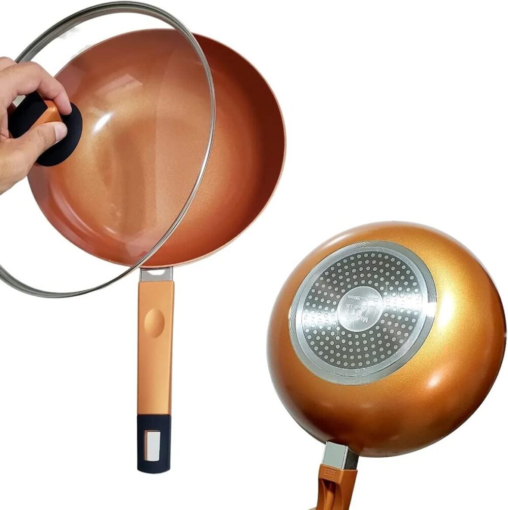 Frigideira Wok MaxChef com Revestimento Cerâmico 28cm Com Ta... - Image 3
